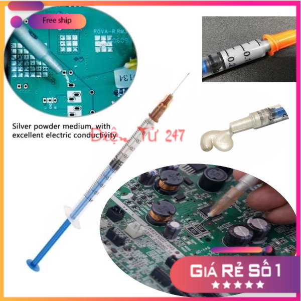 KEO BẠC DẪN ĐIỆN 0.5ML 1 xi lanh
