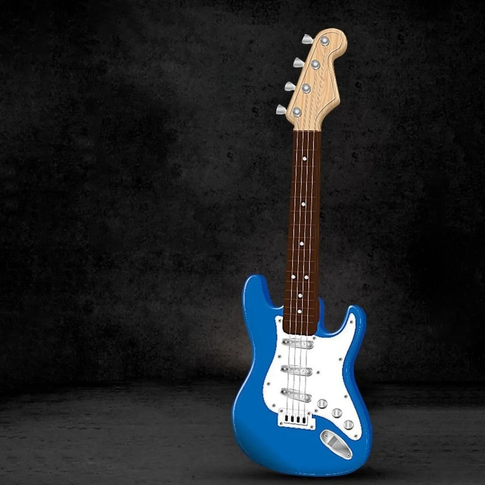 Switch Operated String Instruments Toys Fashion 4 Strings 4 Strings Electric Guitar Playable Adjustable String ...