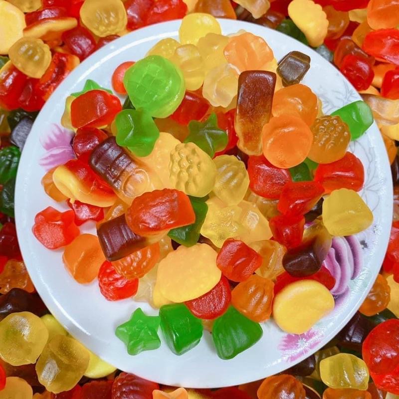 500g 1kg fruit chips candy, mix chip candy, kids fruit jelly candy, kids snack shop