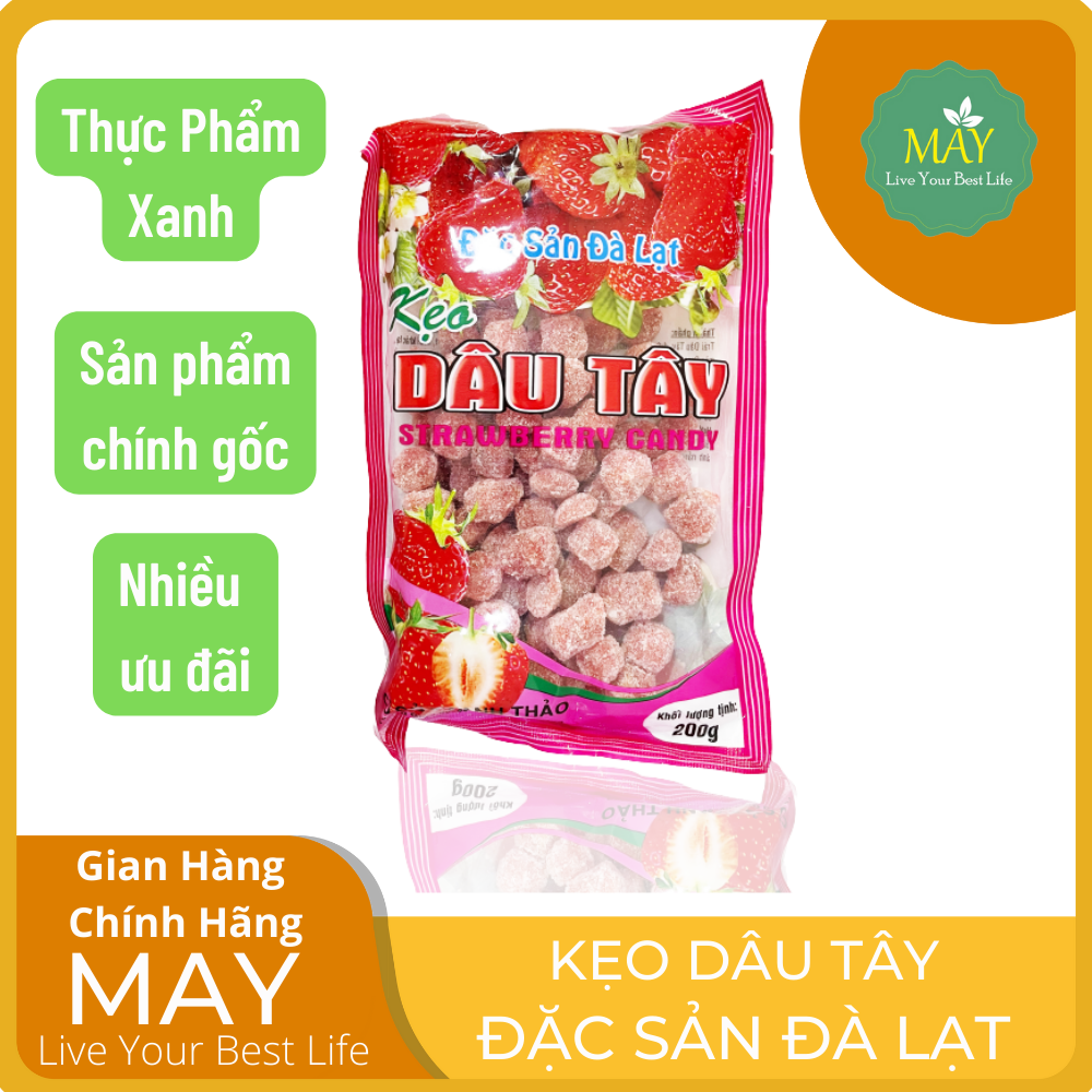 Kẹo dâu tây đà lạt