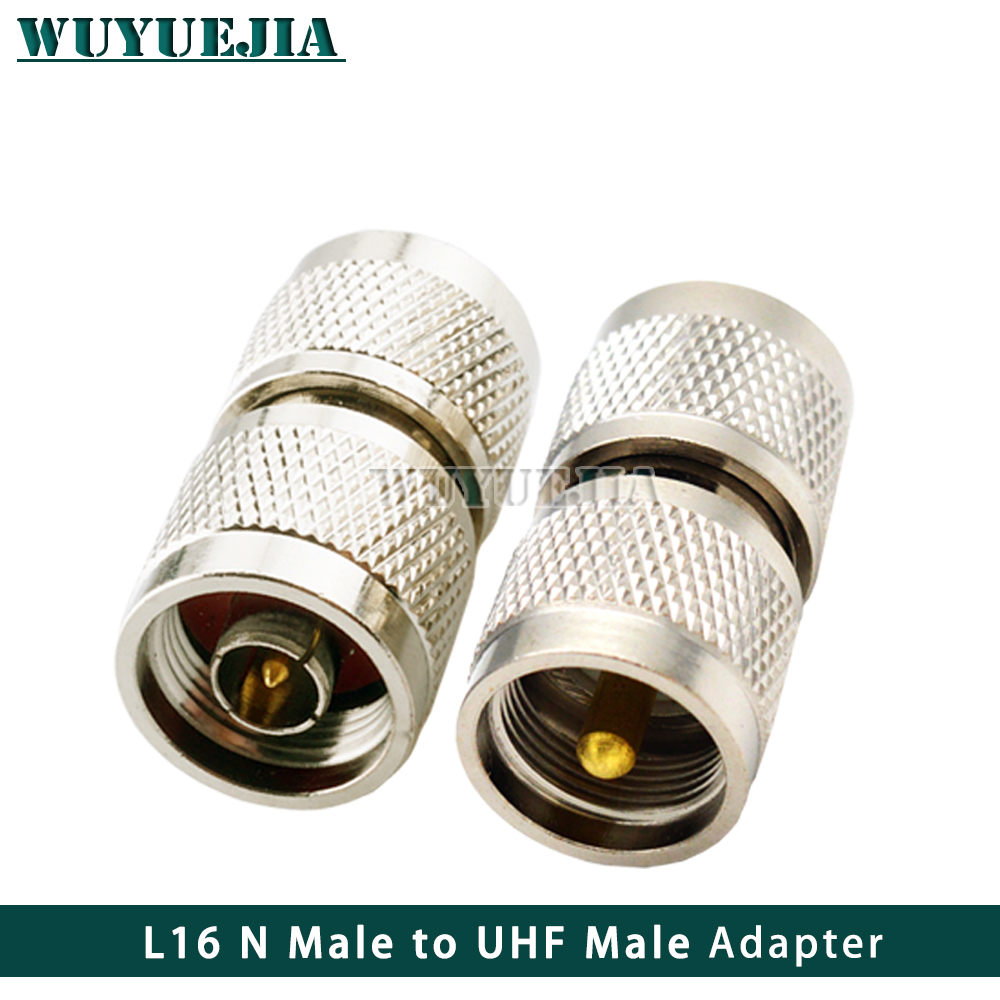 L16 N To Uhf Male / Female Straight Connector Pl259 Uhf Plug To So239 N Jack Rf Adapter Coaxial 50ohm. 