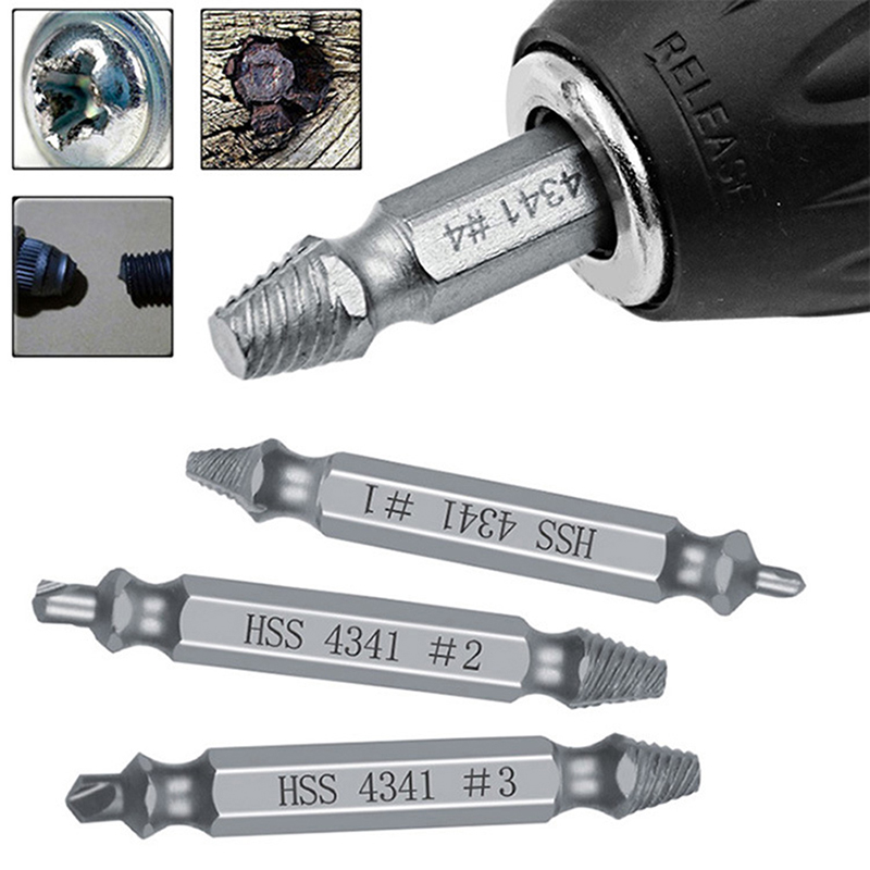 Bộ 6 mũi khoan vặn vít bị hư hỏng dễ dàng lấy ra ốc vít bị hỏng