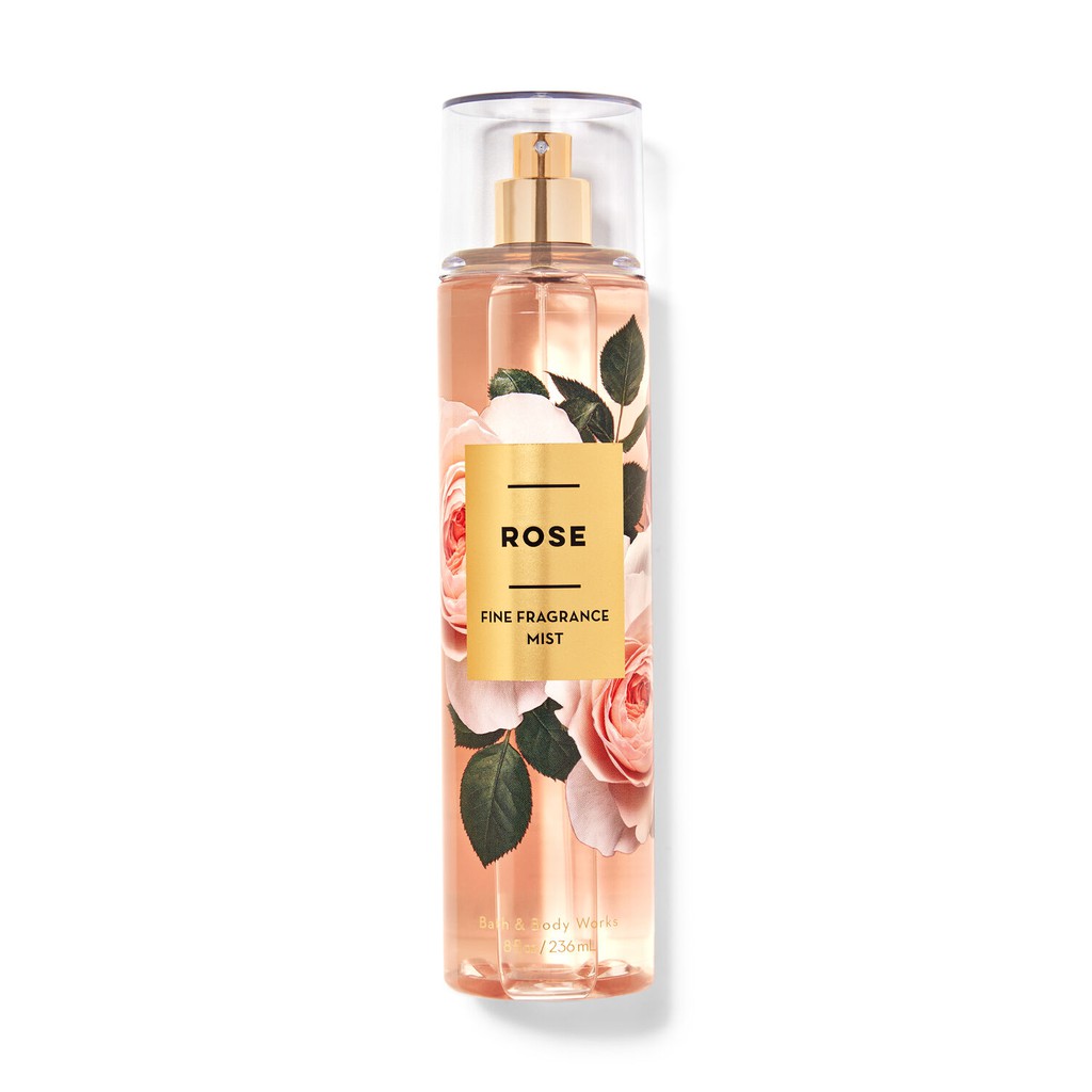 Xịt thơm rose bath and body works body mist