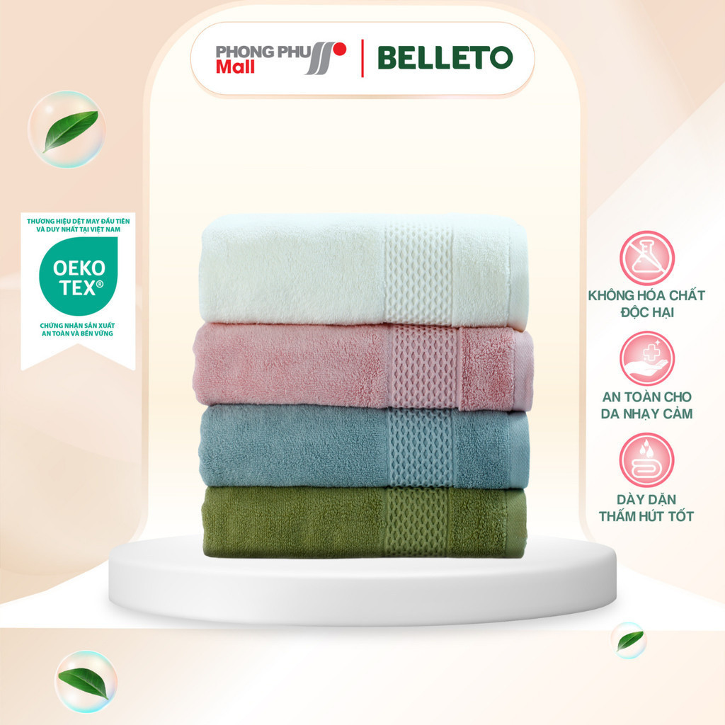 Khăn Mặt Belleto Cotton MB07 34x75cm
