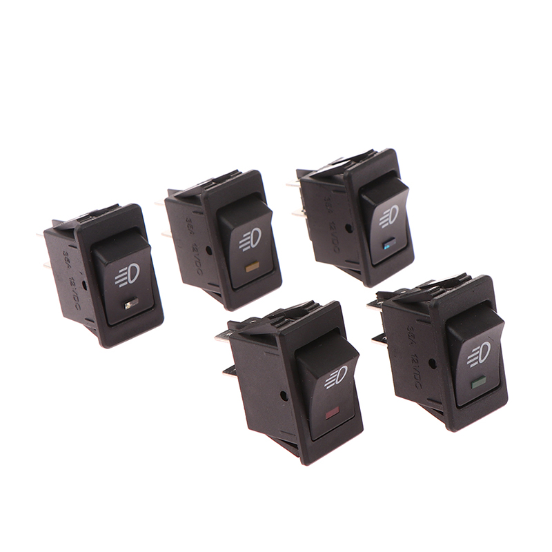 Universal Car Fog Light Switch LED ASW-17D 12V 35A 4Pin Automobile and ...