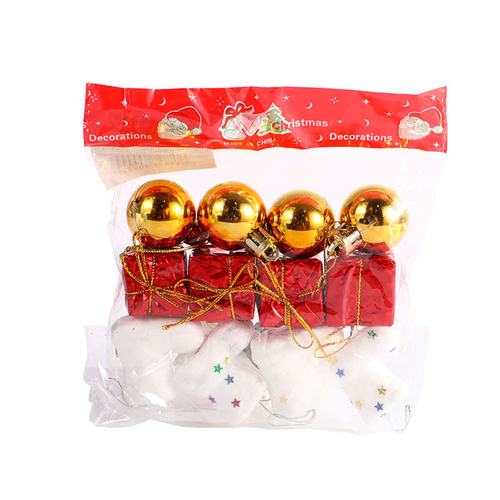 Party Ornaments Festive Hanging Ornaments Gift Hanging Pendants Christmas Ball Ornaments Mini Christmas Tree Decorations