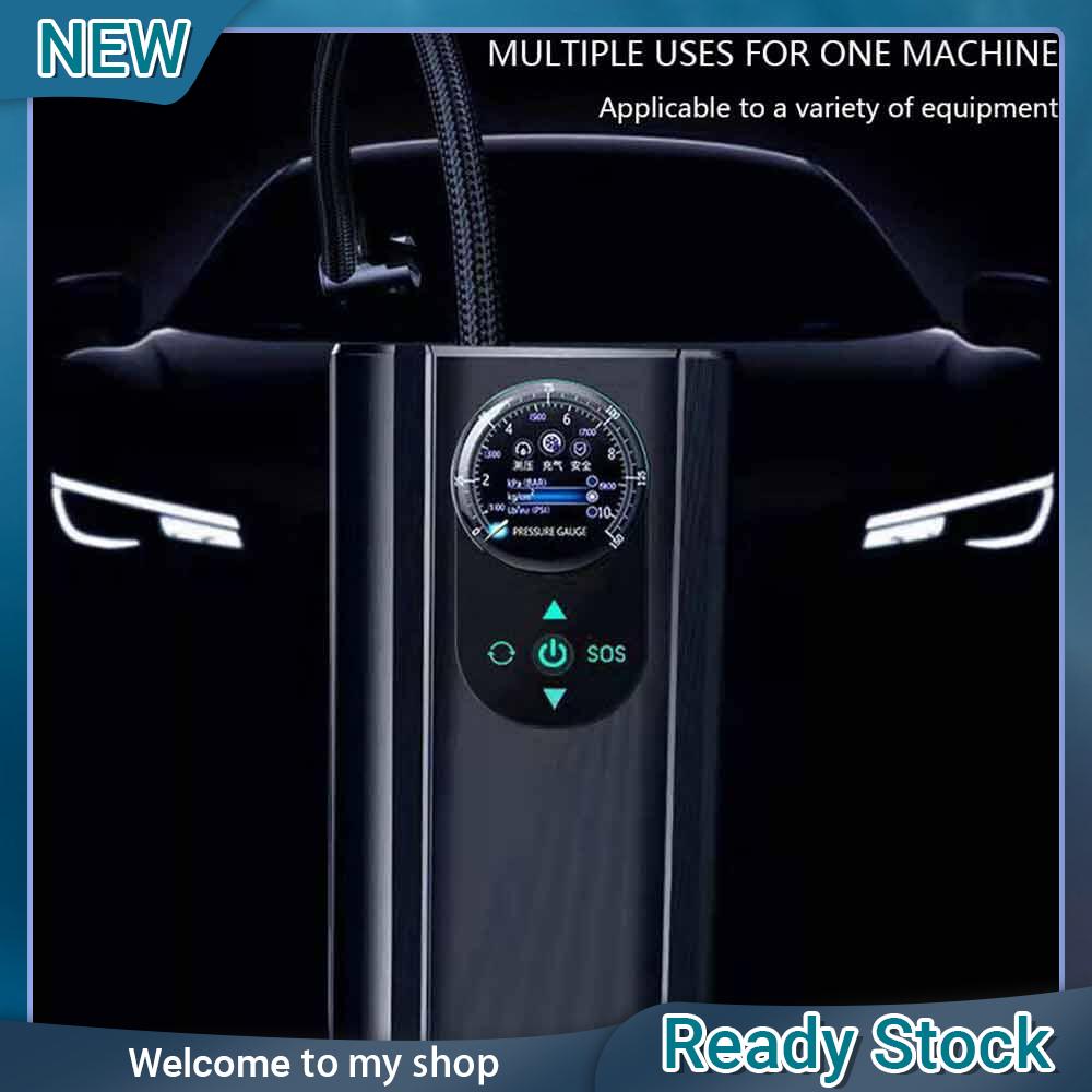 Xe lốp inflator không dây kỹ thuật số lốp máy nén khí bơm USB sạc