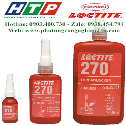 Keo dán khóa ren loctite 270-50ml
