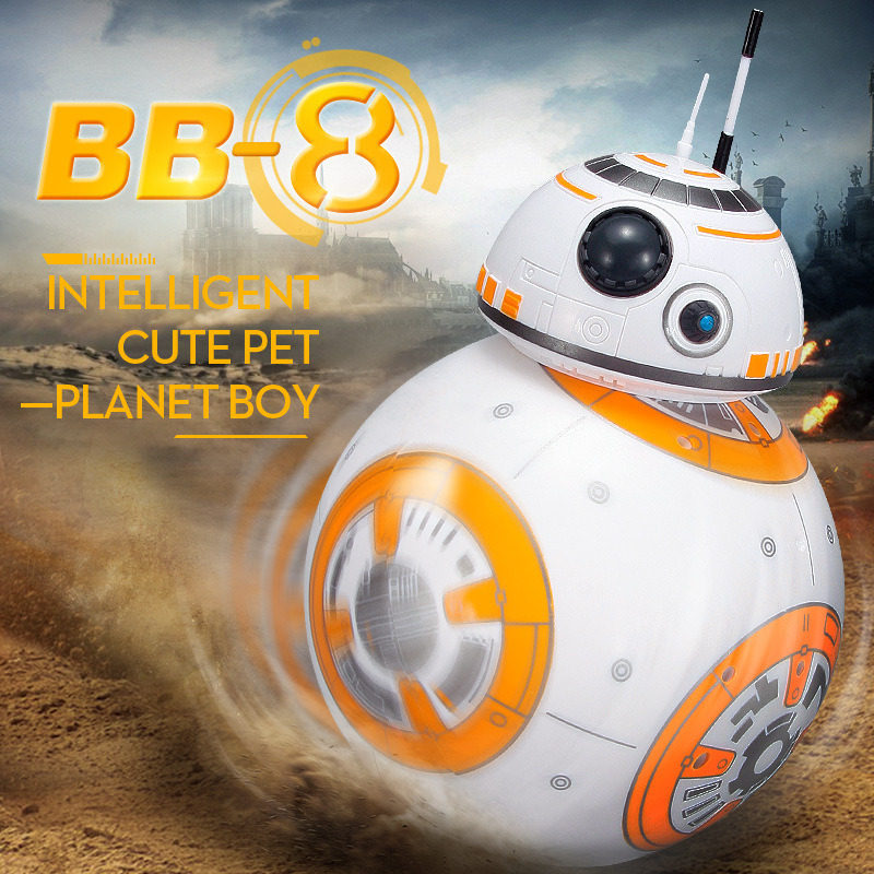 BB-8 Star Wars Toys Robot BB8 Intelligent Remote Control Toy Robot Gift  Kids Light Led RC | Lazada Singapore