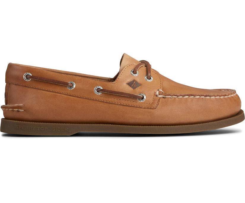 leather mens sperrys