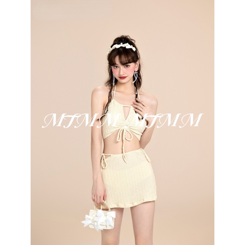 MTTM (Cao cấp) Bikini ba mảnh, thời trang và sexy treo đồ bơi