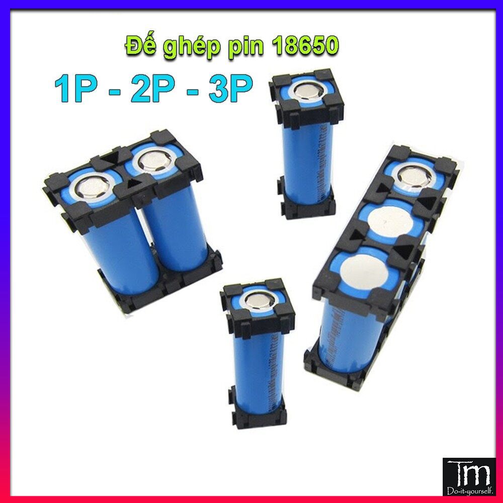 Đế Ghép Pin 18605 Cố Định (5 chiếc)