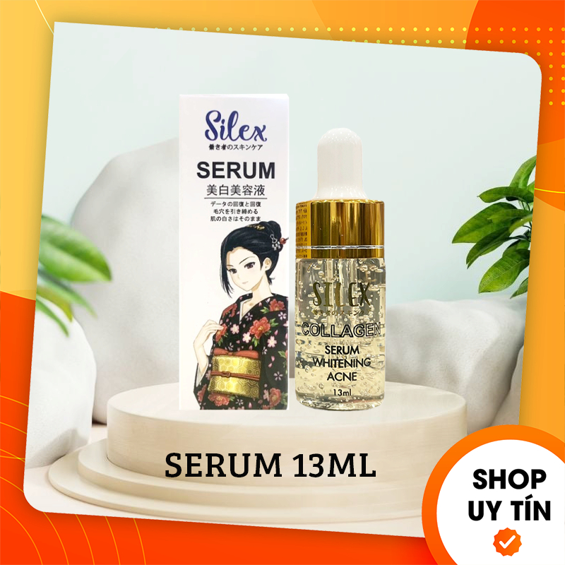 Serum Huyết Thanh Silex Ngừa Mụn Trắng Da 13ml