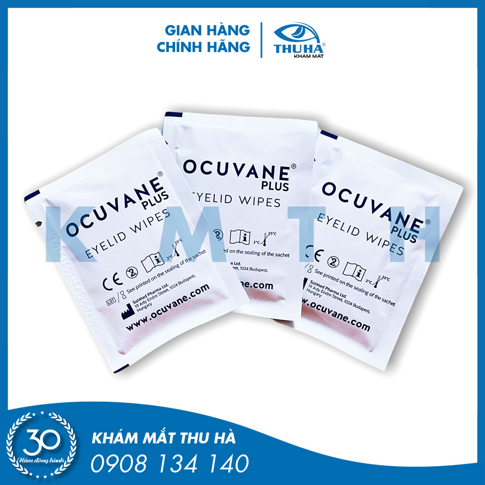 Miếng gạc lau mi mắt OCUVANE PLUS - Hungary