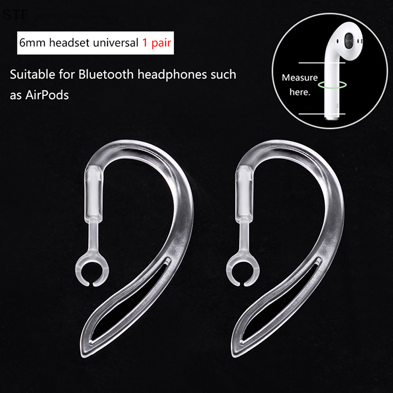 STF 1 cặp tai nghe bluetooth không dây giá giữ móc tai tai nghe nhỏ và nhẹ móc chống trượt Phụ kiện tai nghe cho máy bay