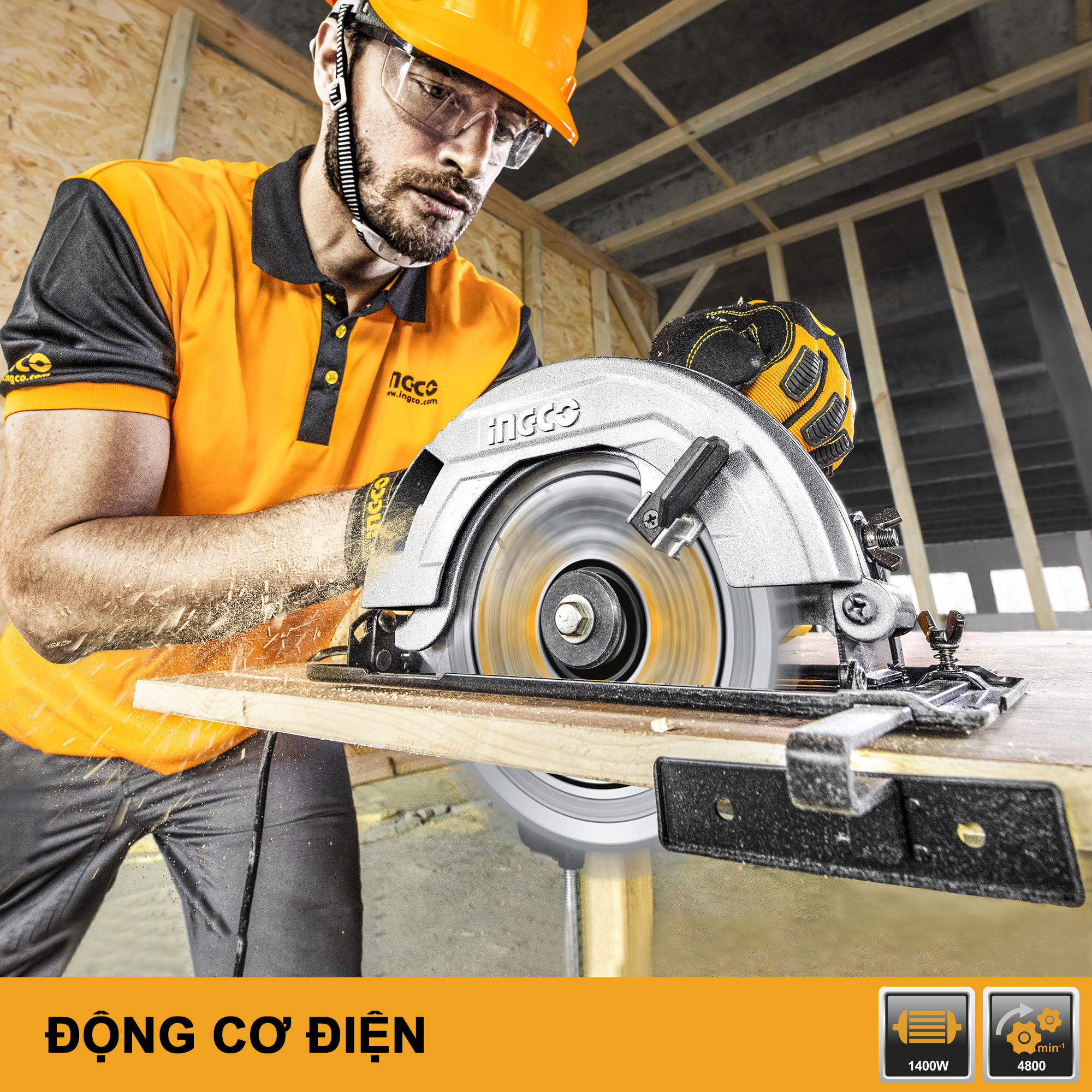 MÁY CƯA ĐĨA INGCO 1400W - 185M CS18538