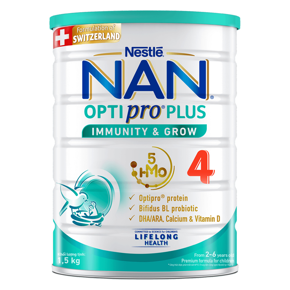 Sữa Nan Optipro 5HMO Số 4 1,5 Kg  Mới (Date t2/2025)