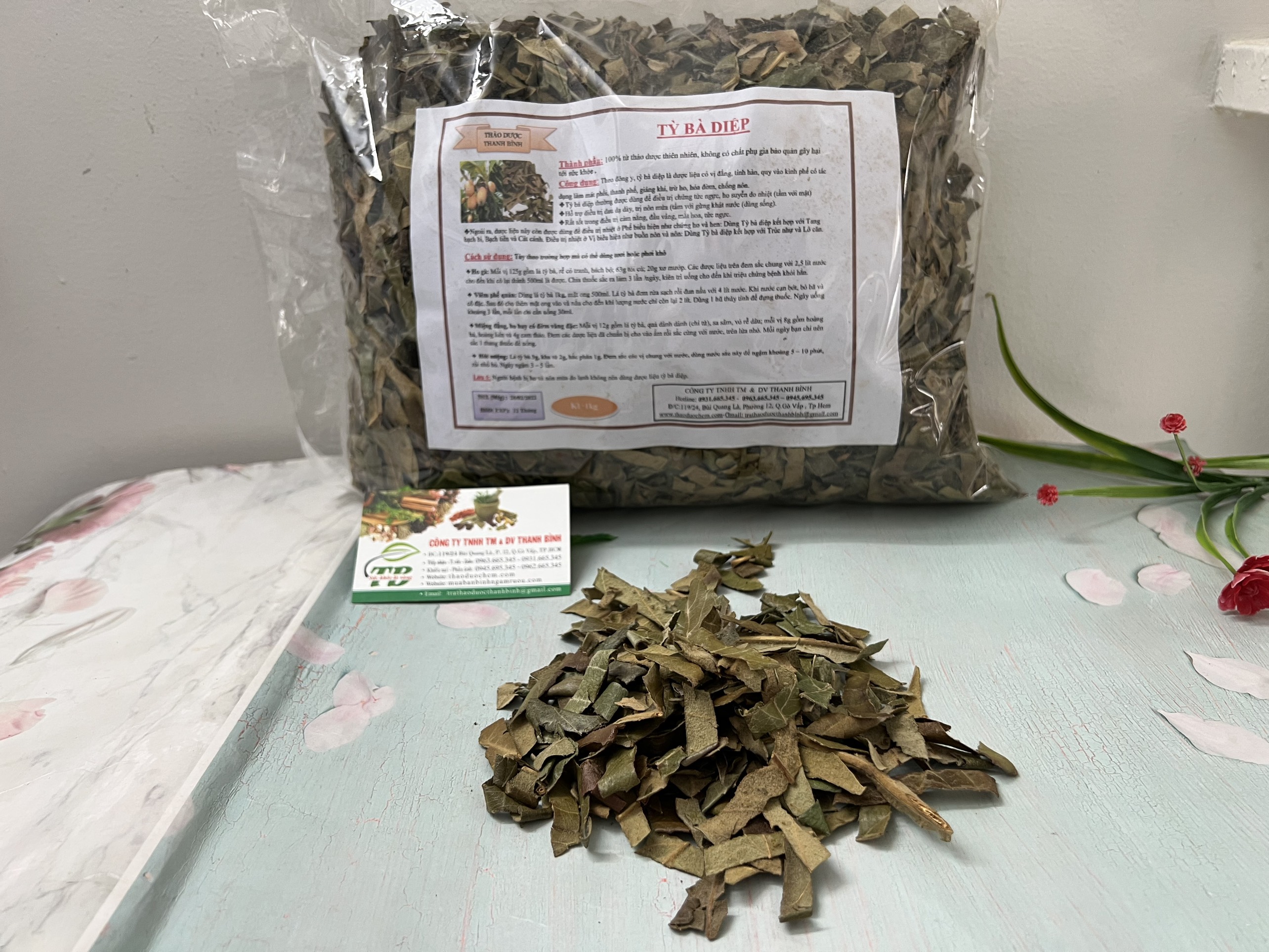 Tỳ Bà Diệp 100G - Hàng Công Ty Thảo Dược Thanh Bình