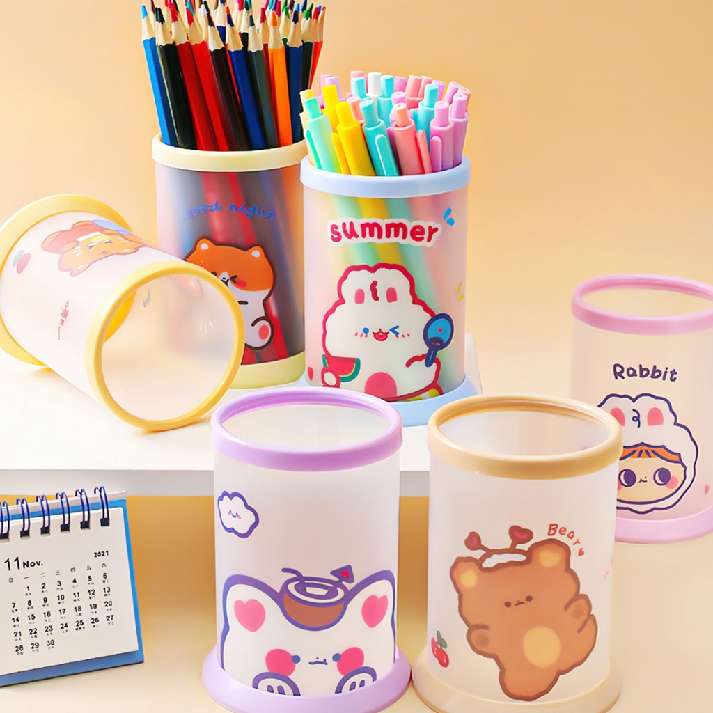 Hộp đựng bút cao cấp để bàn nhiều sắc màu gấp gọn -Lumbley