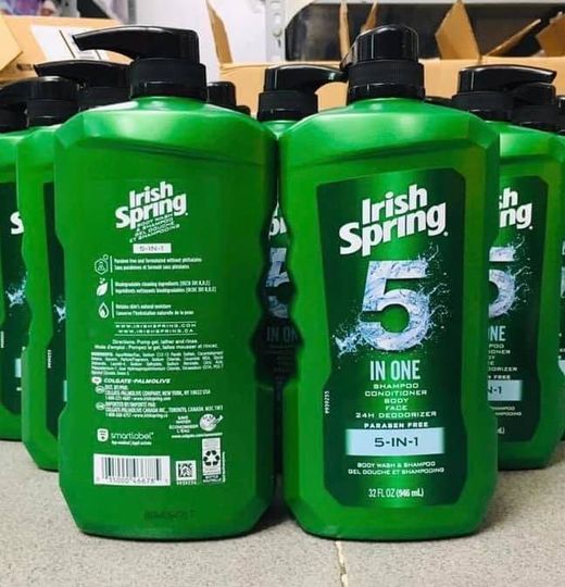 Sữa tắm Irish Spring 5in1 964ml - Hàng chuẩn Mỹ