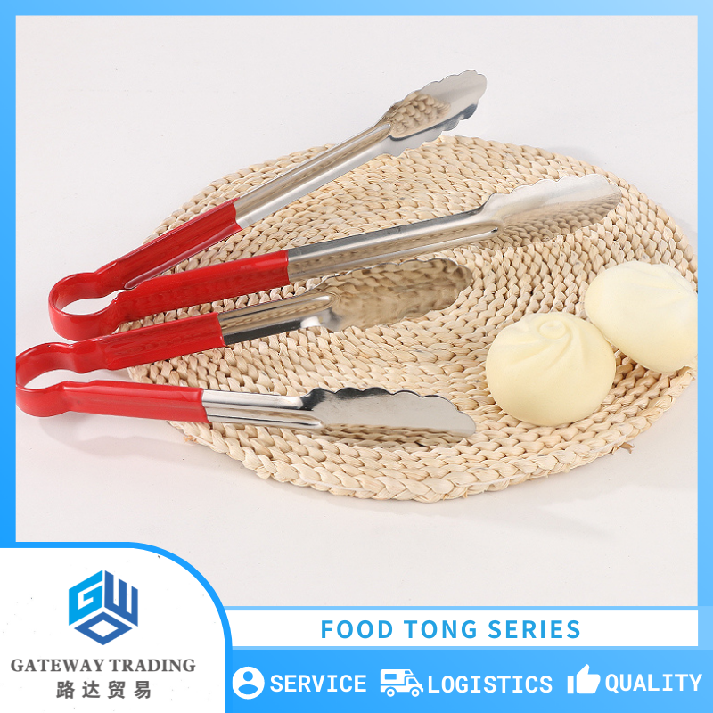 Stainless Steel Food Tongs Household Kitchen Frying Barbecue Tongs Anti