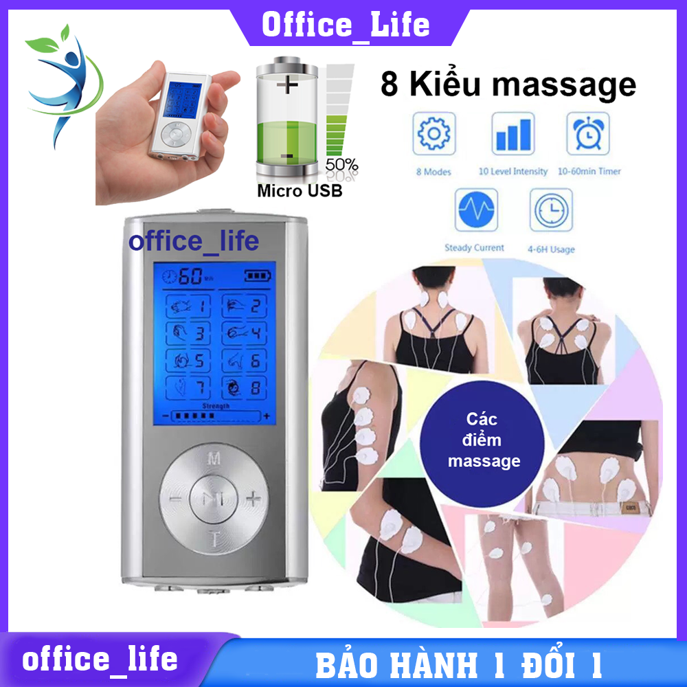 Máy massage xung điện 4 dán cao cấp
