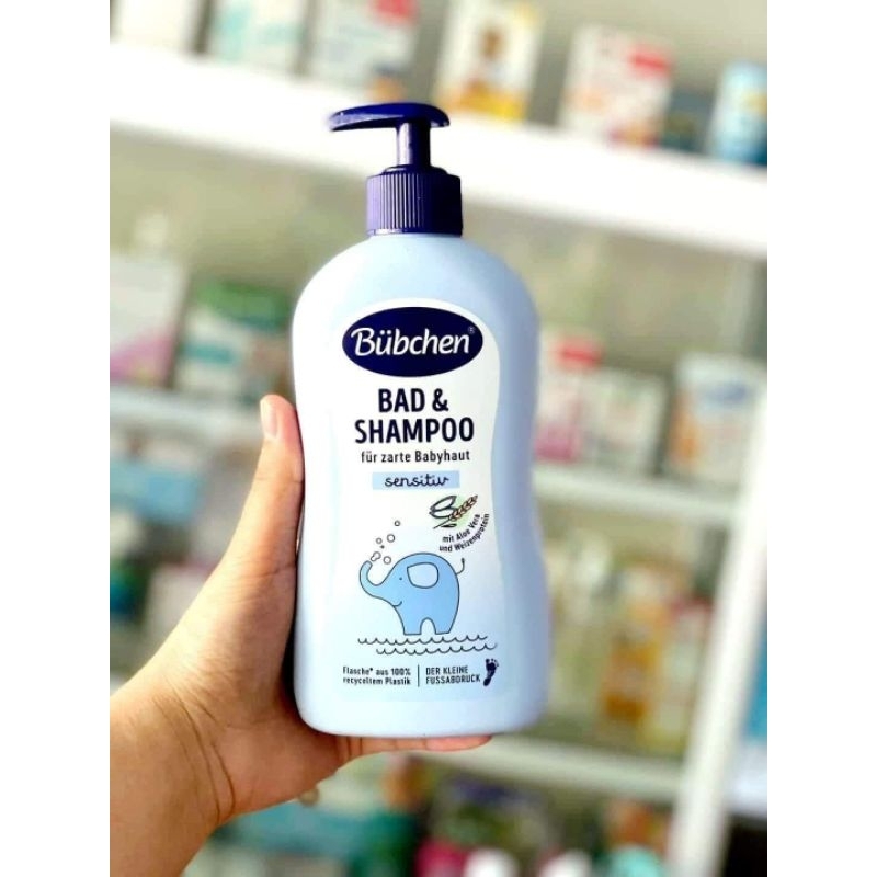 [Chính hãng Đức] Sữa tắm gội Bubchen Bad and Shampoo 400ml cho da nhạy cảm, cho bé