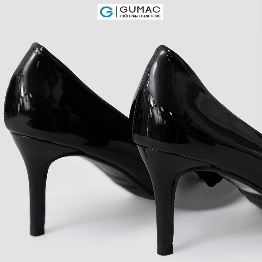 [12 - 13.9 |Voucher 8-15%] Giày cao gót da bóng thời trang GUMAC GE01078