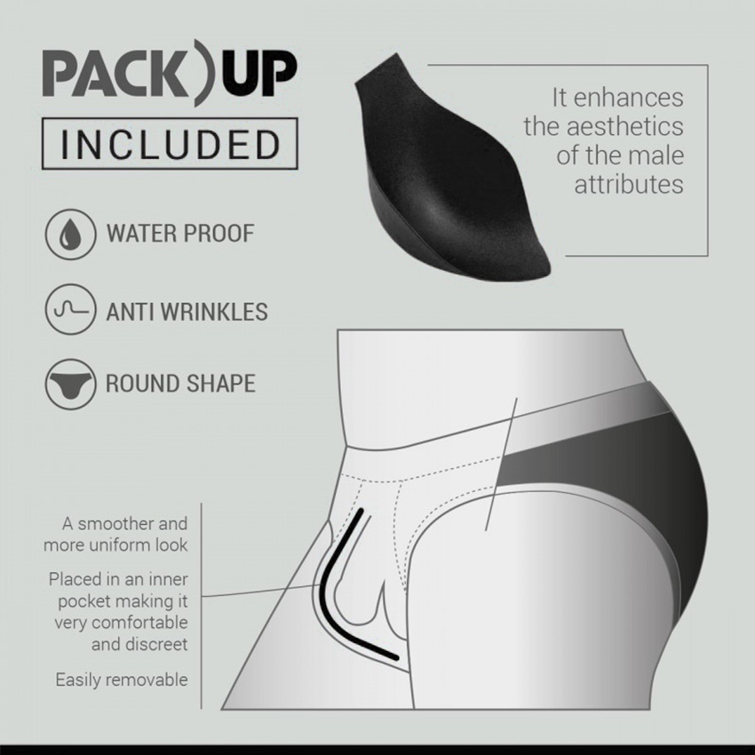 Men Swimming Bulge Cup Enhancer Pad / Pad Seluar Dalam Renang Lelaki