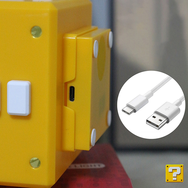 Super Mario Bros LED Question Mark Brick Night Light USB Charging Desk Lamp Light For Kids Birthday X-mas Gifts. 