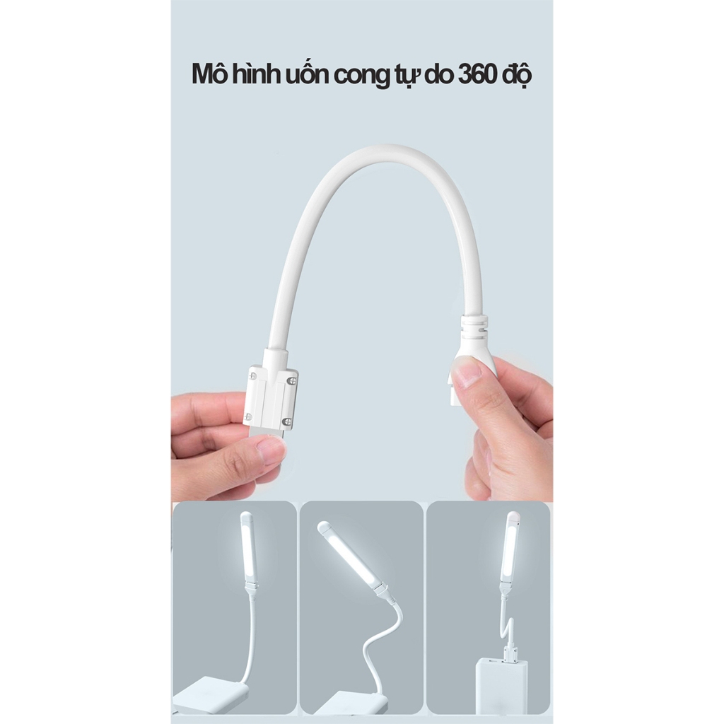 Đèn Led USB Siêu Sáng để bàn Đầu Cắm Sử Dụng Chân USB