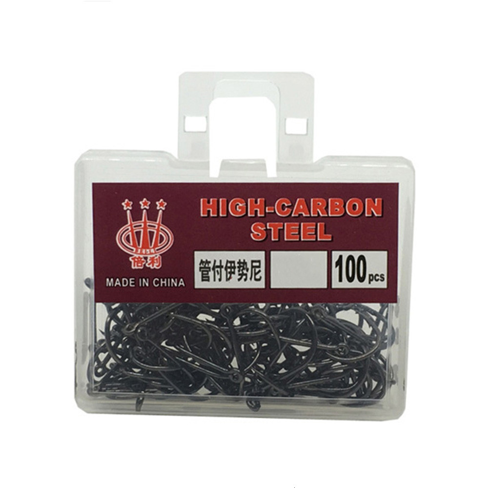 TJDHBSRF Fishing Tools Fishing Tackle High Carbon Steel Carp Fishing Sea Hook Pesca Bait Hook Circle Hooks Barbed Fishing Hook Fishhooks