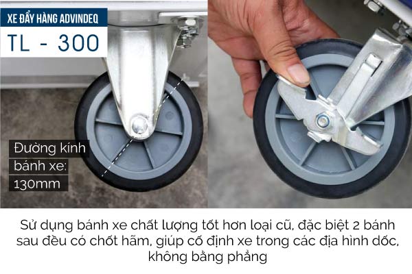 Xe đẩy hàng ADVINDEQ TL-300 (Tải trọng 300-350kg)