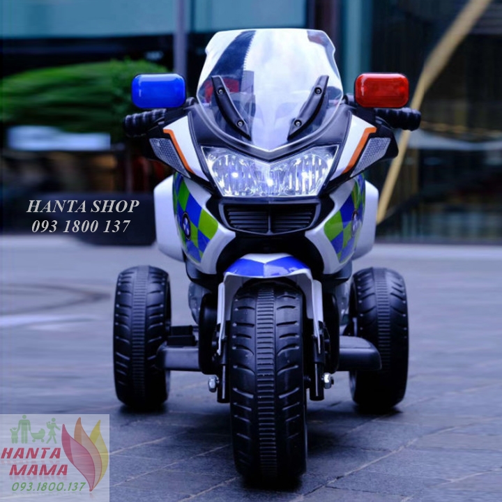 Xe Moto Điện Cảnh Sát, Xe Máy Cảnh Sát Cho Bé