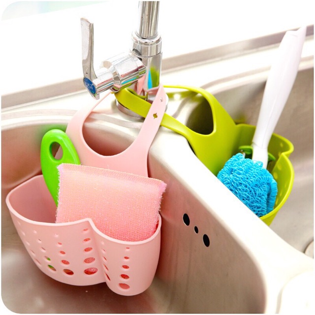 Giỏ Treo Bồn Rửa Chén/Bát, Giỏ Đựng Đồ Rửa Chén Tiện Lợi