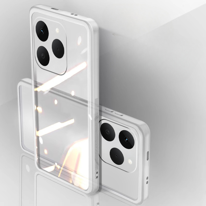 Phone cover Realme 15T Back case Camera Protection Semi Transparent Soft Silicone Shockproof with Lens Protector Films For Realme 15T Phone cases