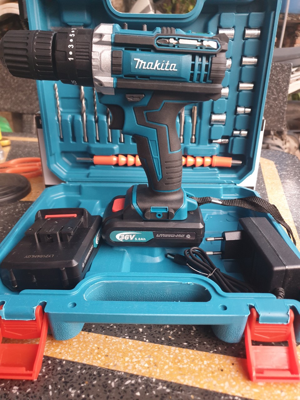 May khoan bắt vít makita pin 36V (kèm 2pin)
