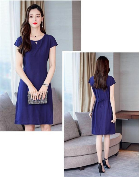 Đầm suông nữ họa tiết thời trang DA157