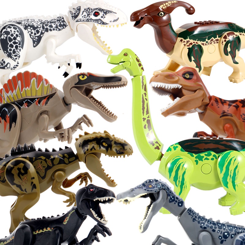 New release】 Jurassic Park Lego Toys T-Rex Model Dinosaur
