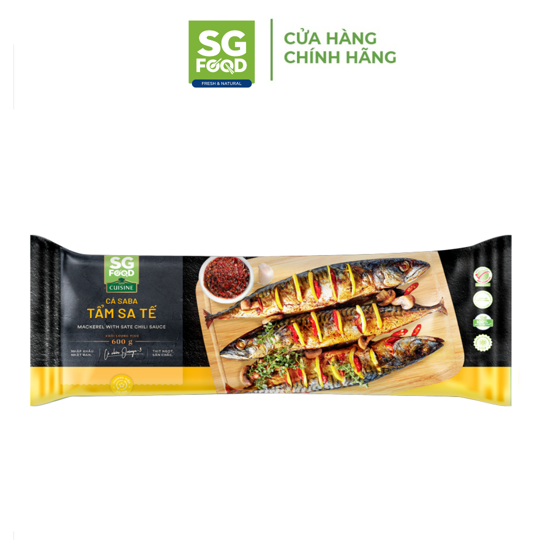 Cá saba SG Food Sa tế 600 - 800g