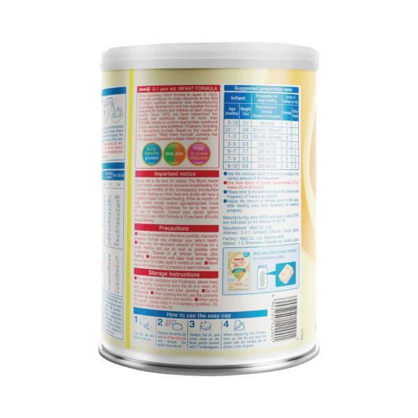 Sữa Bột Meiji Nhập Khẩu Số 0 Lon 800g