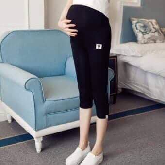 quần lửng trơn co dãn 4 chiều- Đồ Bầu Xinh tkutrang