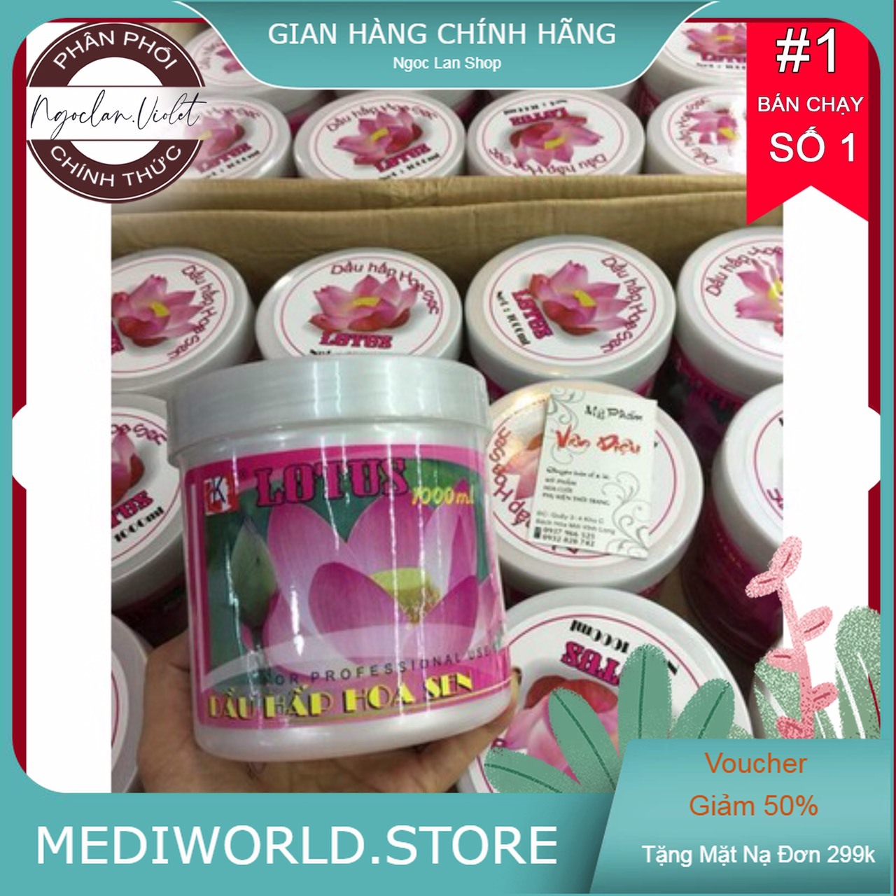 Hấp ủ hoa sen (Chính Hãng) Hấp dầu hoa sen Lotus
