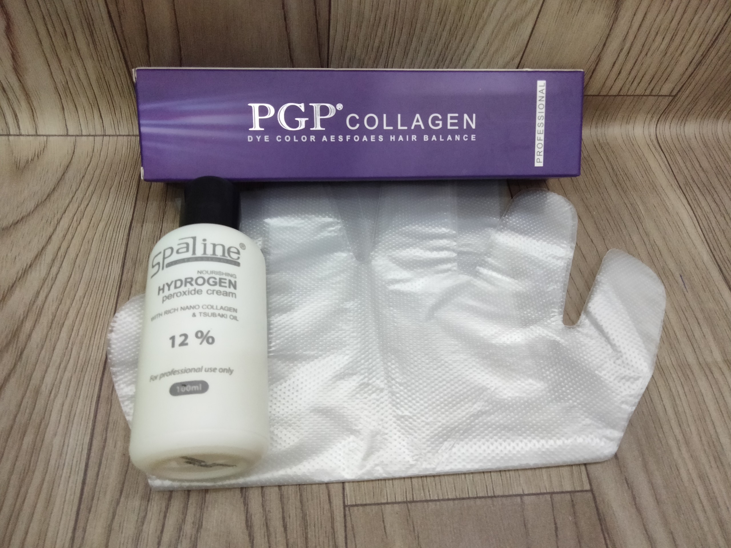 Combo Nhuộm PGP có 100ml Oxy & bao tay