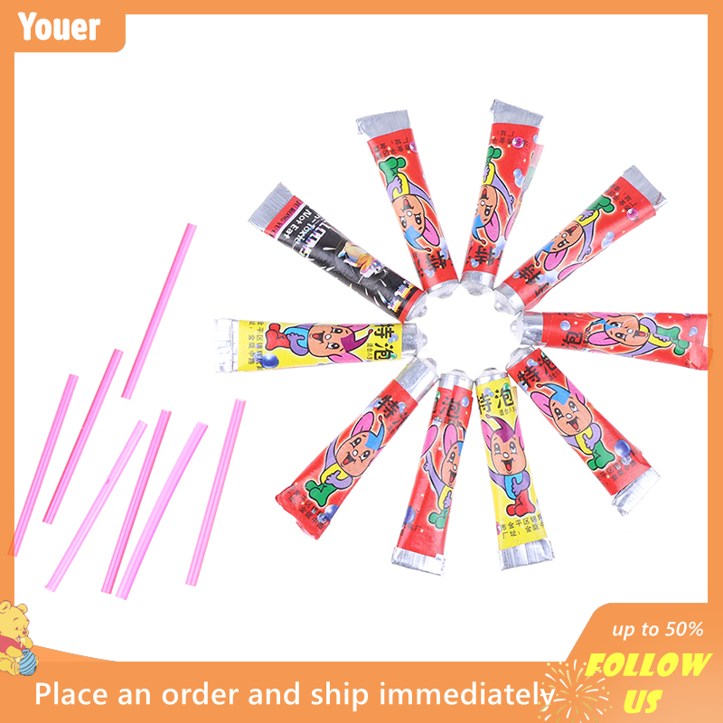 10Pcs Bubble Glue Kids Blowing Bubble Ball Toys for Children Space Balloon toy