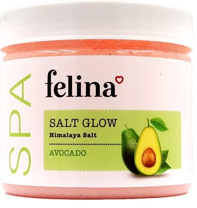 muối tắm,Tẩy tế bào chết Felina 500g - Muối hồng Himalaya