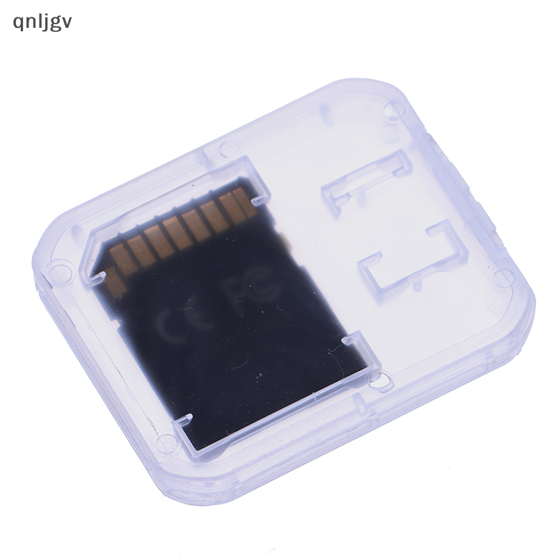 🔥🔥🔥Qnljgv 10 hộp đựng thẻ nhớ nhựa trong micro SD bảo vệ hộp kho lưu trữ thẻ TF
