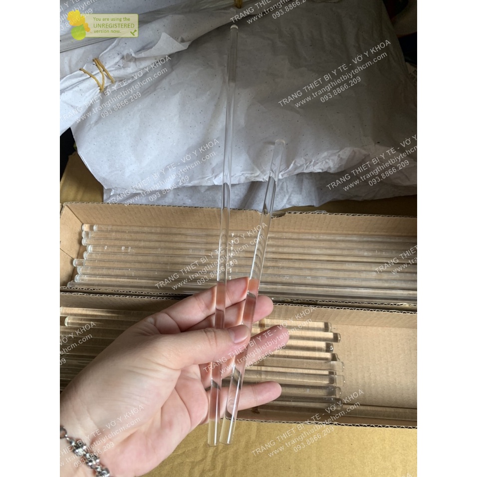 ĐŨA THỦY TINH 20cm 30cm (phi 6-7cm)