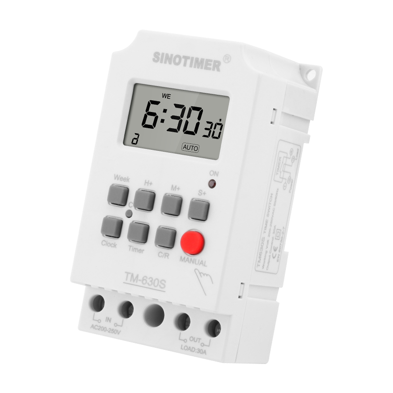 【InnovateWorld】AC 220V DC 12V Second Setting Digital Timer Switch 24hr ...