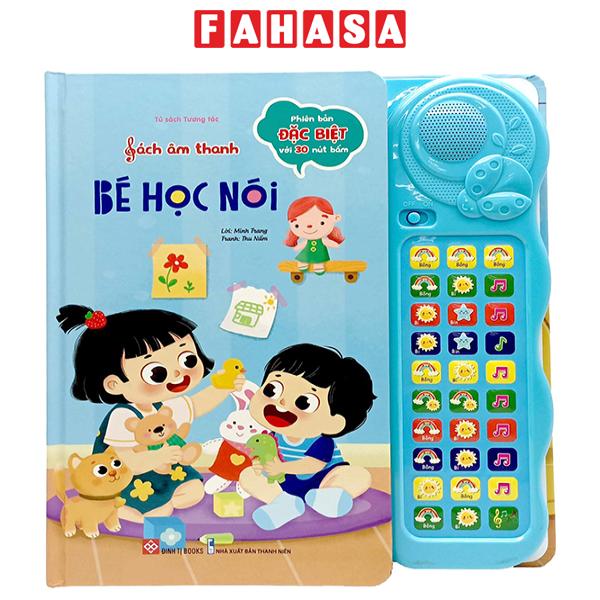Fahasa - tủ sách tương tác - sách âm thanh - bé học nói - phiên bản đặc biệt với 30 nút bấm